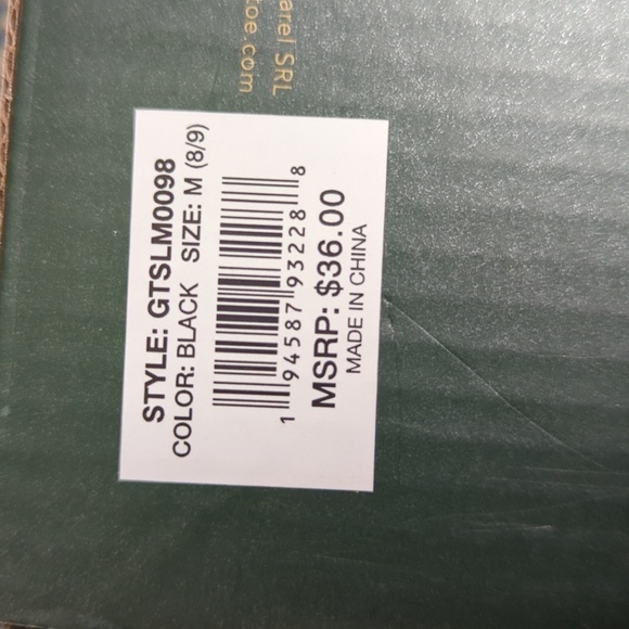 NEW Gold Toe Men’s Slippers Memory Foam Black Corduroy Indoor/Outdoor Med 8/9 - Picture 8 of 9